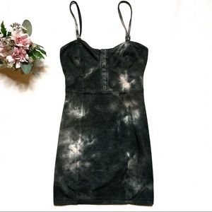 Obey Tie Dyed Body Con Dress